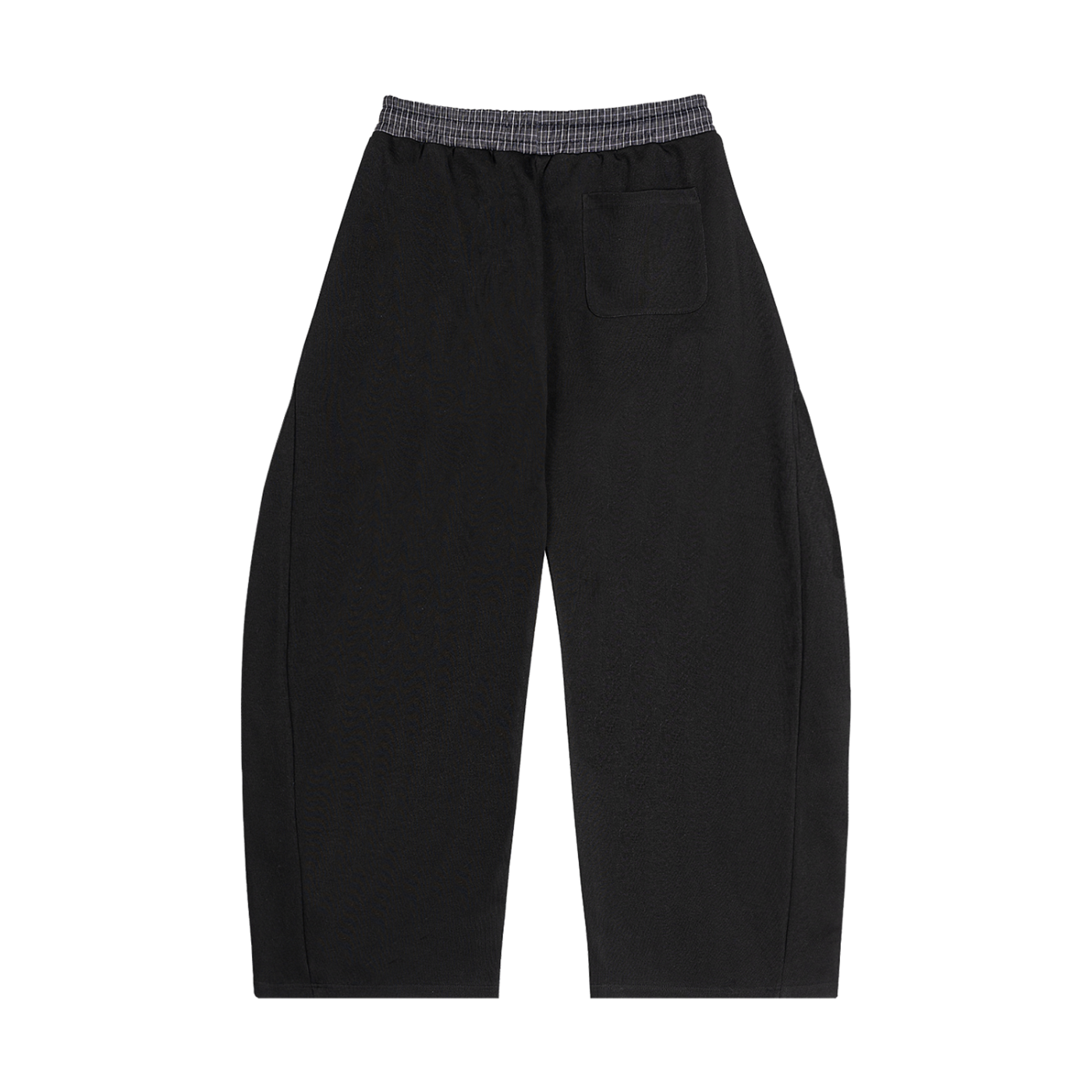 Loe Life Plaid Waistband Barrel Sweatpants