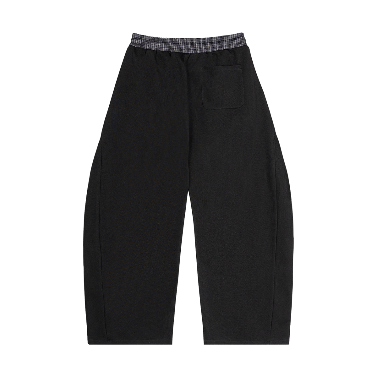 Loe Life Plaid Waistband Barrel Sweatpants