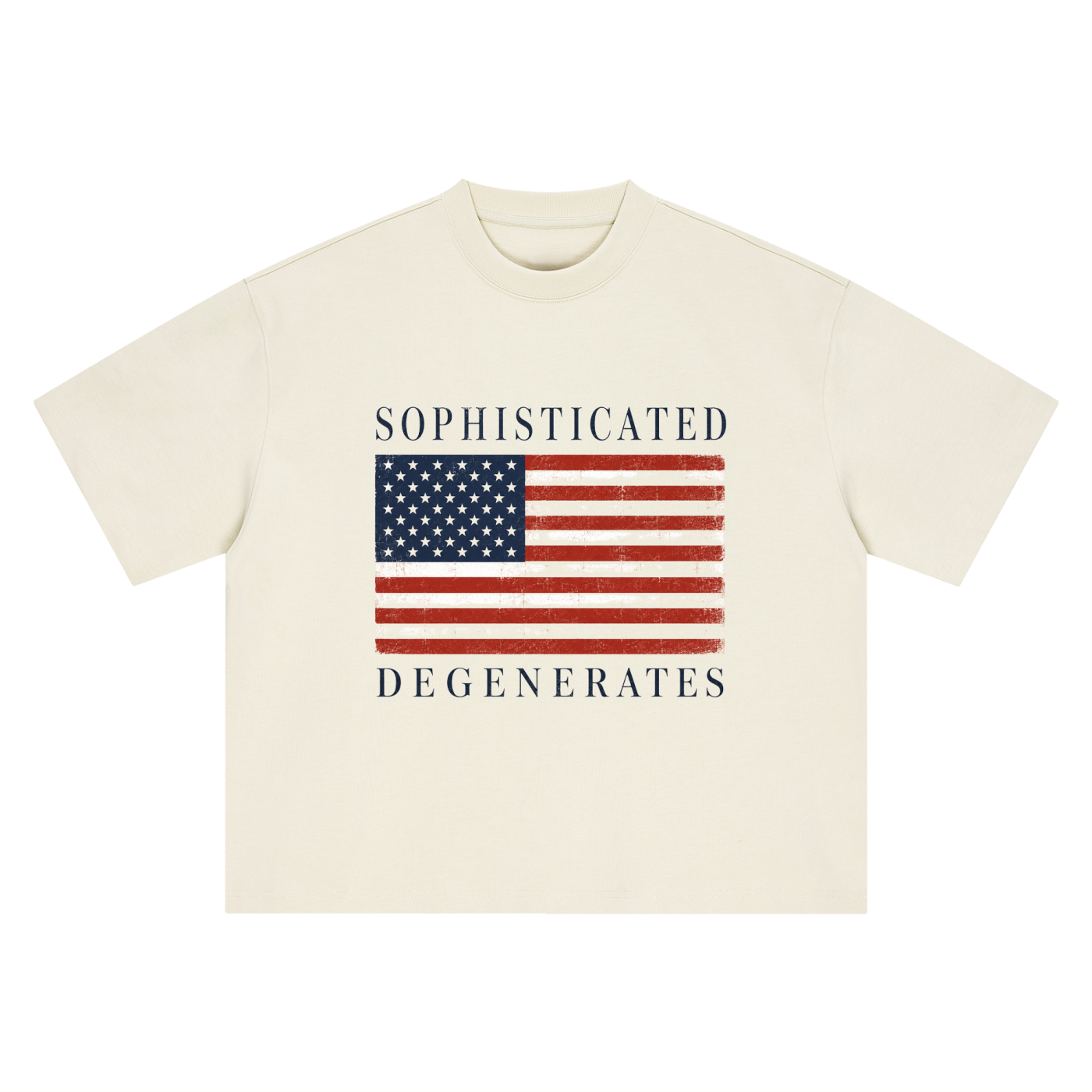 USA Flag Boxy Oversized T-Shirt