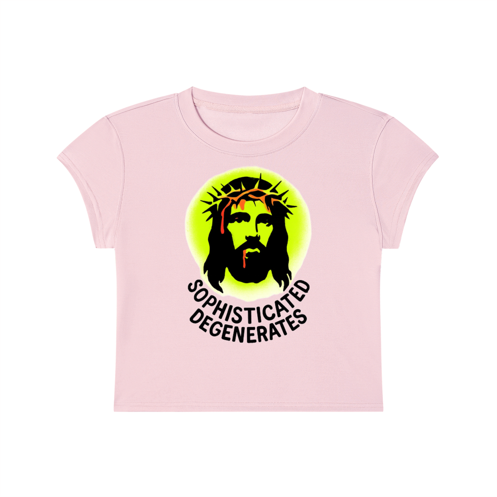 Wwjd Women's Slim-Fit Cropped T-Shirt