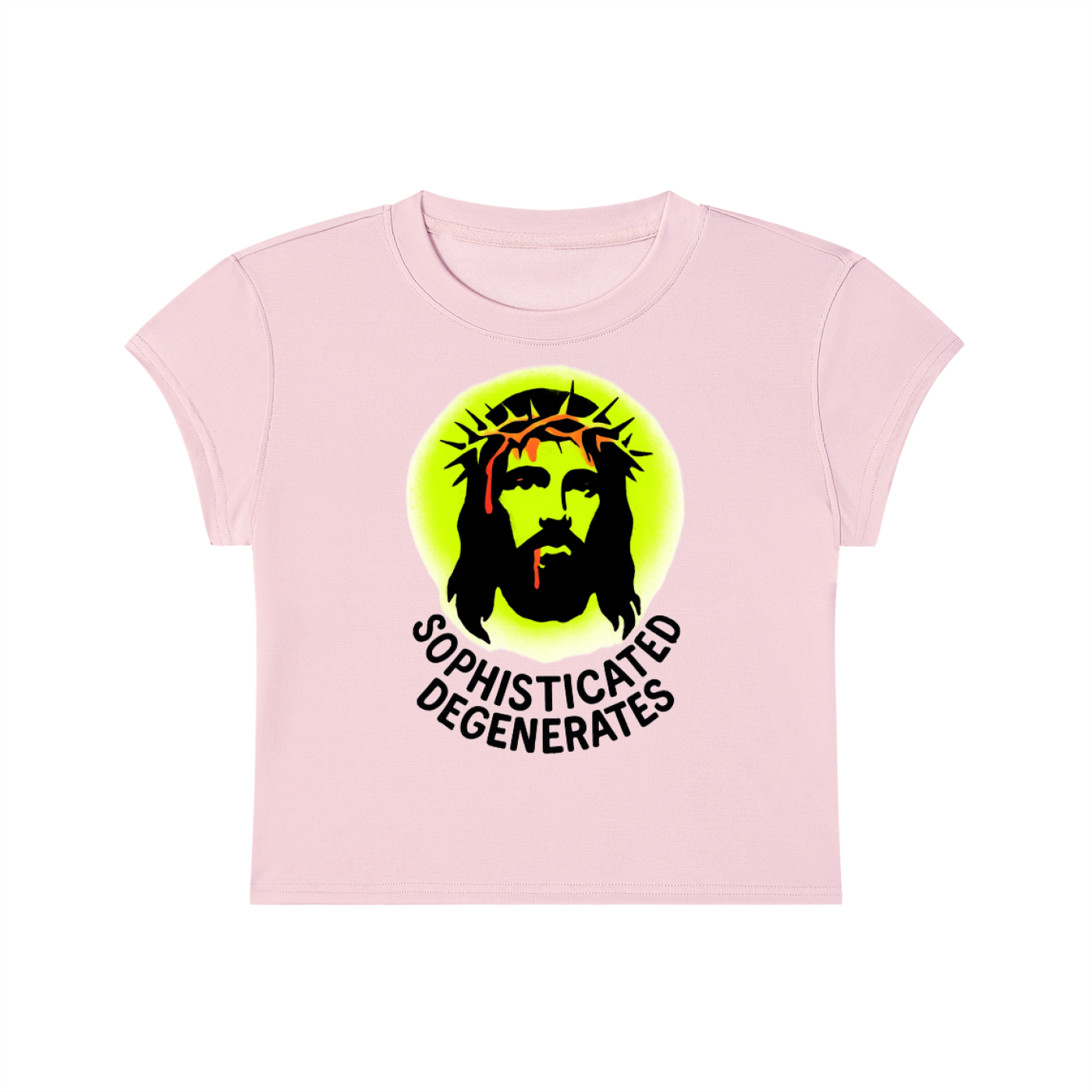 Wwjd Women's Slim-Fit Cropped T-Shirt