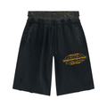 SD world Vintage Wash Distressed Wide Leg Shorts