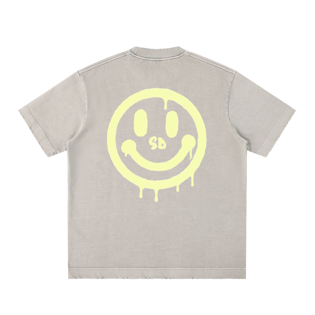 Rip the legend Heavyweight Vintage Washed Frayed T-Shirt