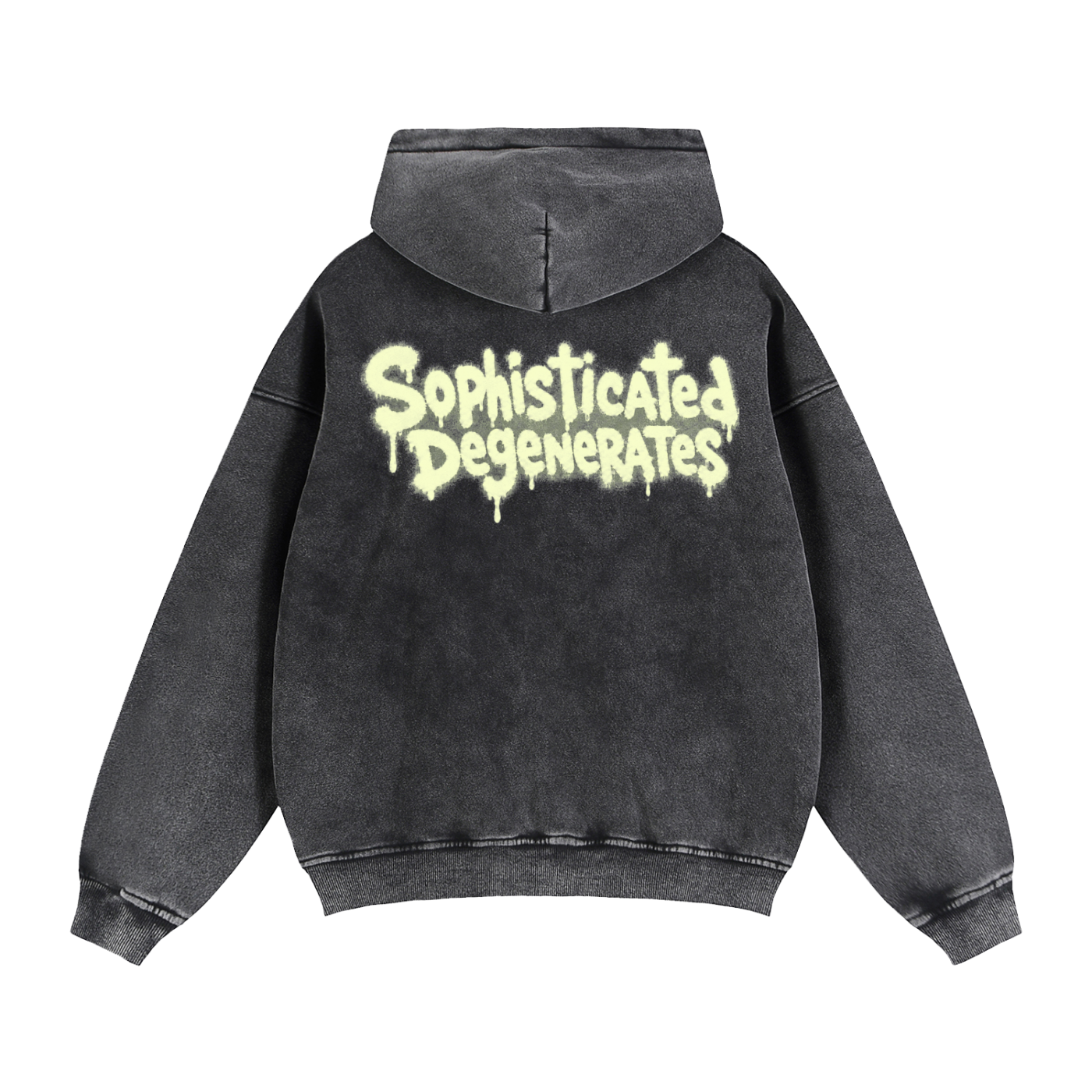All smiles Zip-Through Boxy Fleece Hoodie