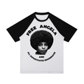 Contrast Raglan Sleeve Mesh T-Shirt