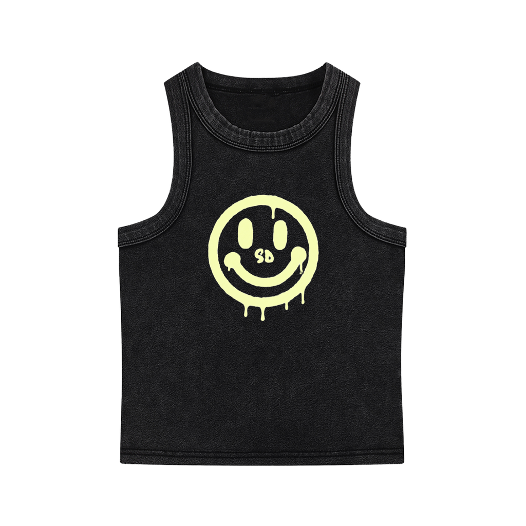 All smiles Snow Washed Tank Top