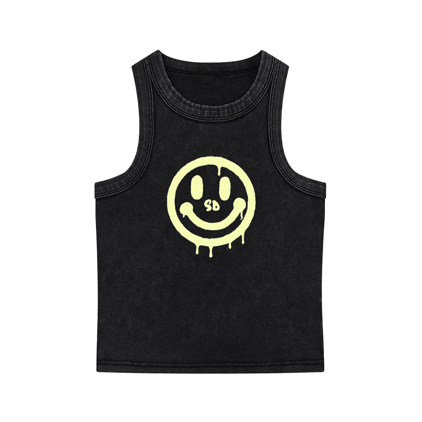 All smiles Snow Washed Tank Top