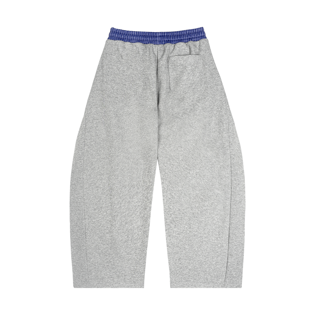 Loe Life Plaid Waistband Barrel Sweatpants