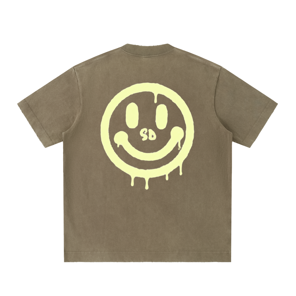 Rip the legend Heavyweight Vintage Washed Frayed T-Shirt