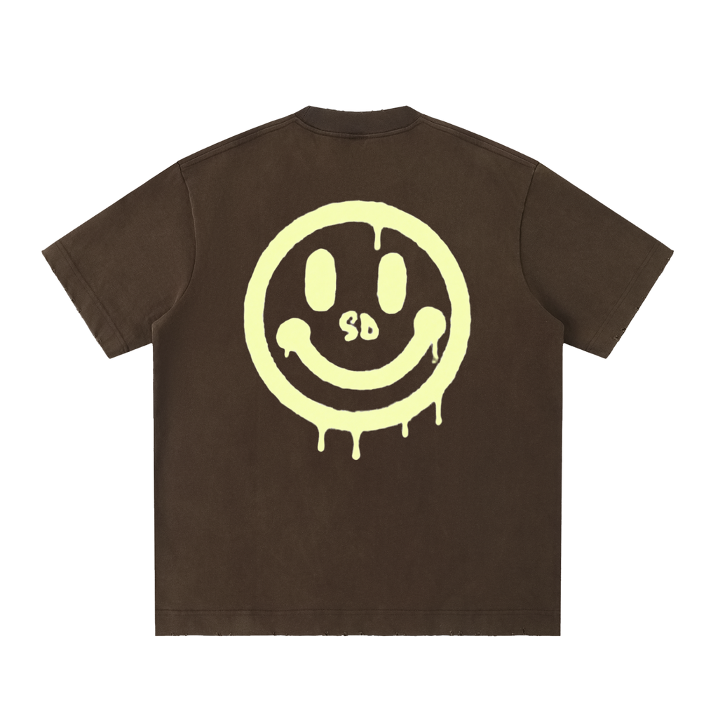 Rip the legend Heavyweight Vintage Washed Frayed T-Shirt