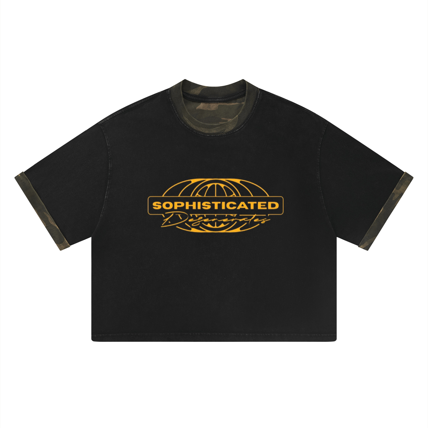 SD world  Boxy Panel T-Shirt
