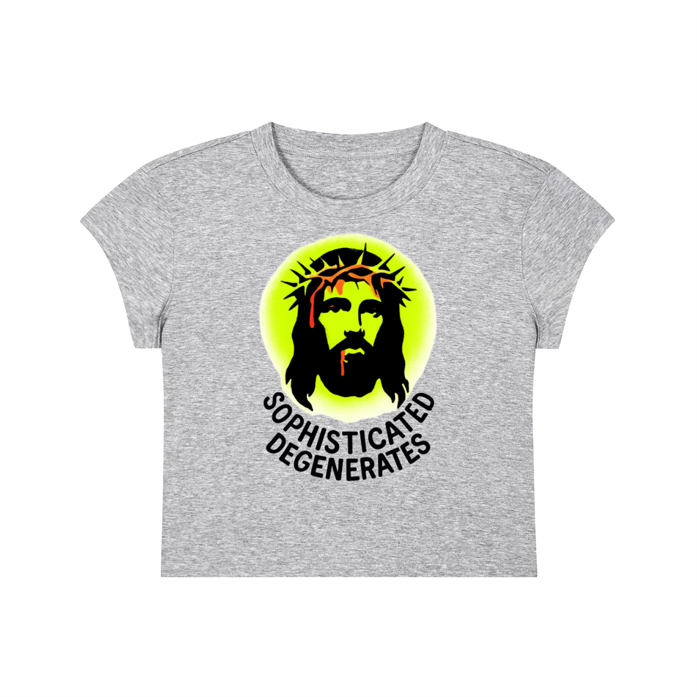 Wwjd Women's Slim-Fit Cropped T-Shirt